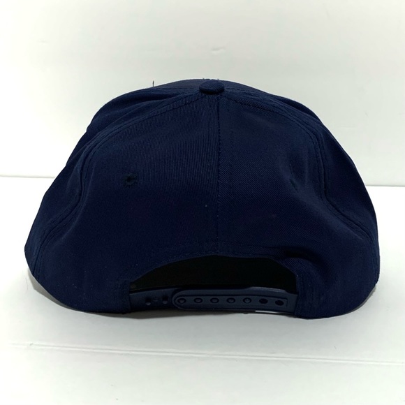 VINTAGE NWOT Adult Size Seagram’s VO Dark Blue y2k 90s Whiskey Snapback Hat - Picture 4 of 10